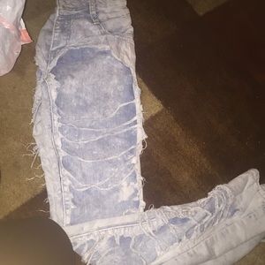 Ripped jeans light blue Size 6